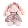 A genuine forest-themed floral dress with droopy ears, a plush rabbit doll, a floral dress, and a cute little rabbit figurine for home decoration Item Picture